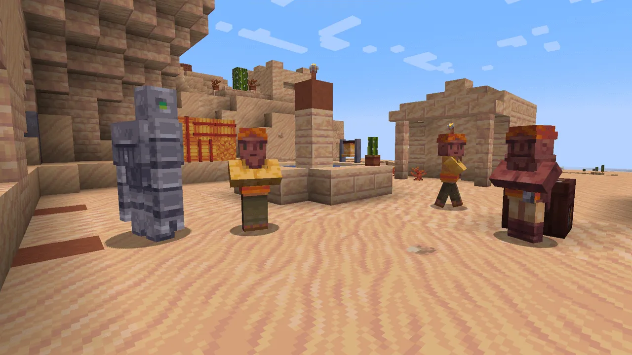 Деревня в пустыне