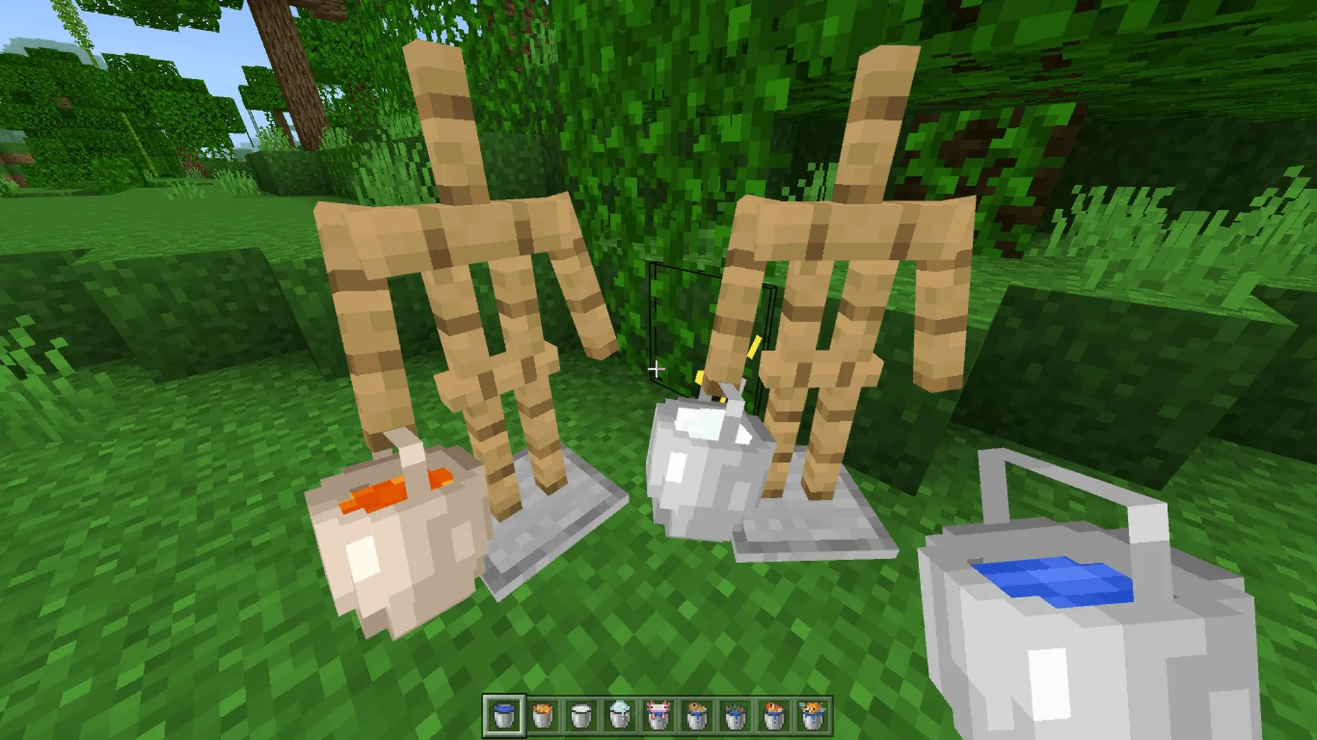 Манекены с ведрами