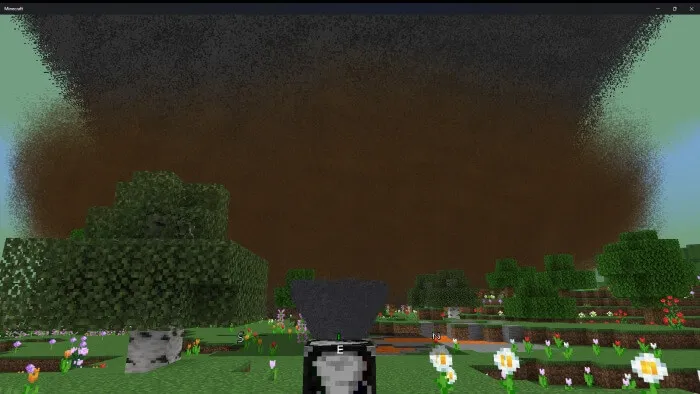 Радарный блок в режиме визуализации