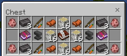 Предметы в сундуке