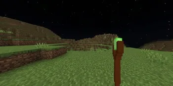 Скриншот из игры с посохом