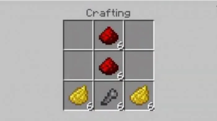 Крафт желтого меча