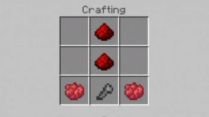 Крафт красного меча