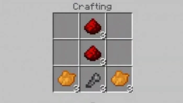 Крафт оранжевого меча