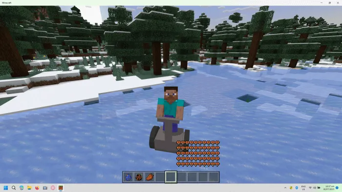 Игрок на сигвее