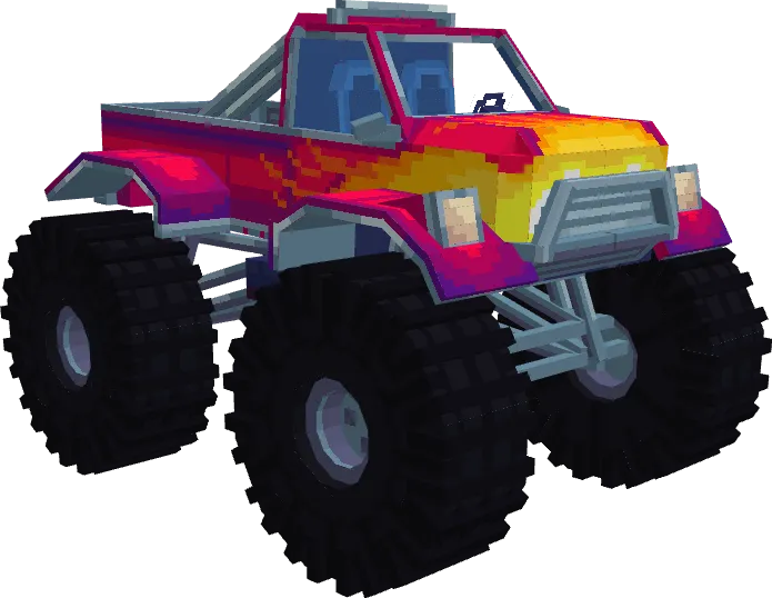 Монстр трак вид сбоку