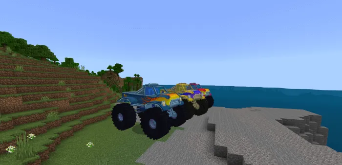 Вид монстр траков в игре