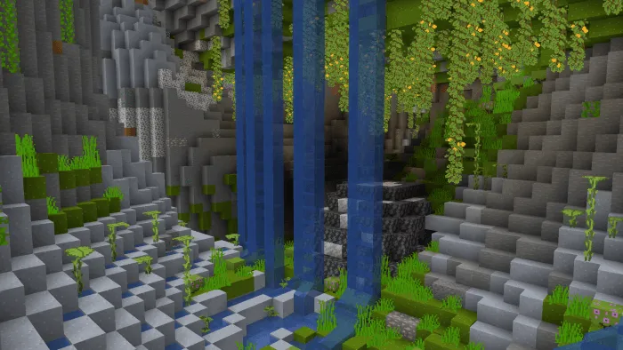 Водопад в джунглях