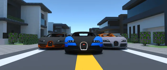 Вид бугатти спереди