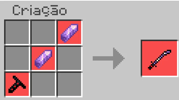 Крафт аметистовой катаны