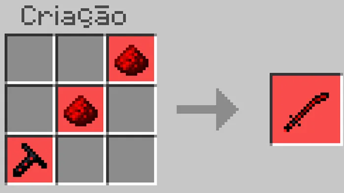 Крафт редстоун катаны