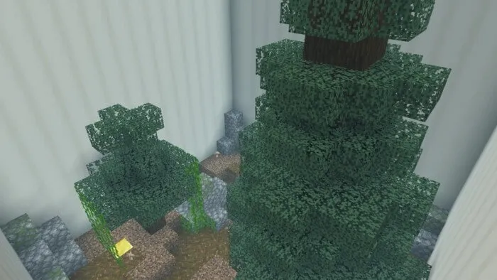 Найти кнопку в лесу