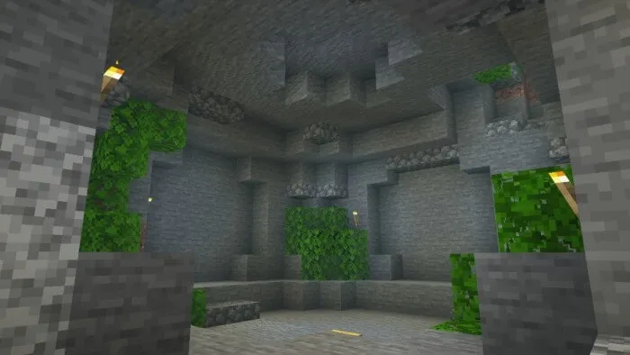 Найти кнопку в пещере