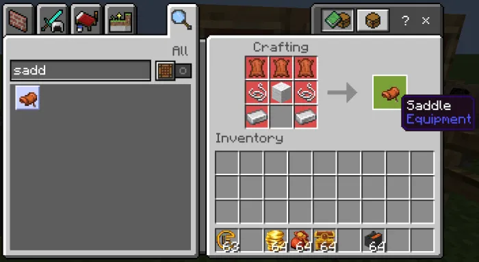 Крафт седла