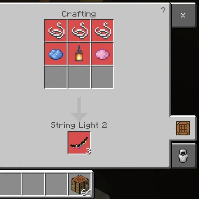 Фонарь герлянда версия два