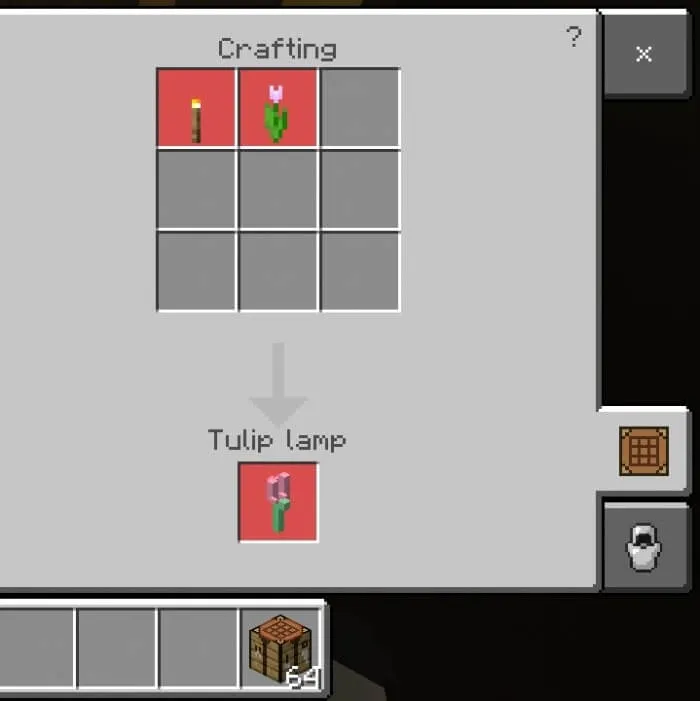 Лампа тюльпан