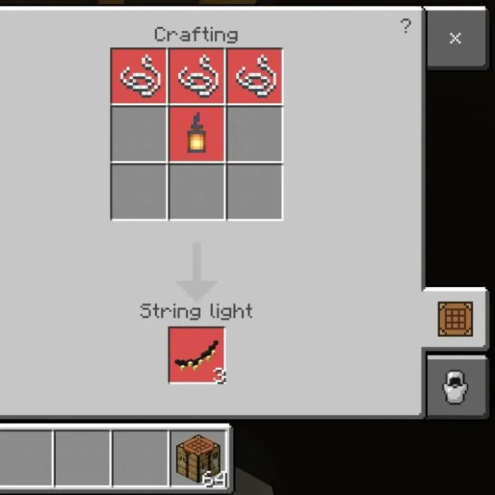 Фонарь герлянда