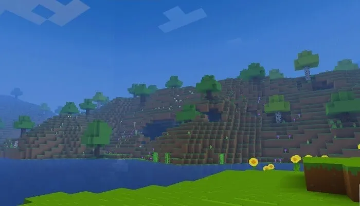 Река и трава