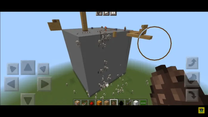 Зомби забираються на здание