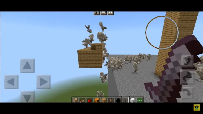 Зомби забираются и падают