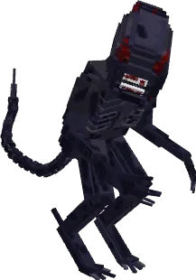 Ксеноморф в позе охотника