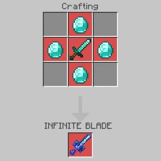 Крафт меча бесконечности