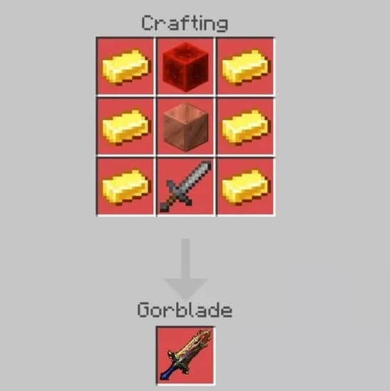 Крафт меча гордблейд