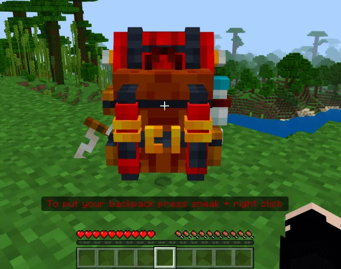 Вид рюкзака