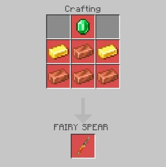 Крафт волшебного копья