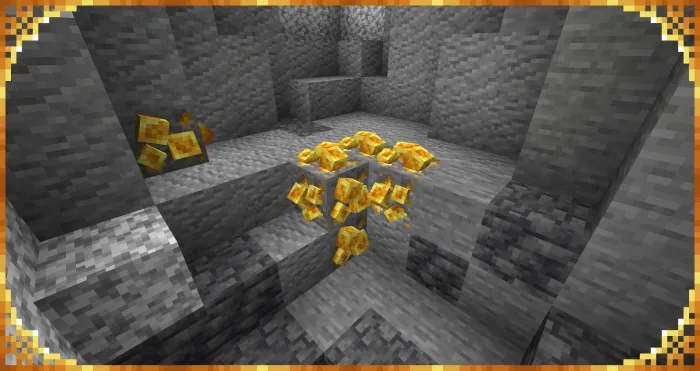 Скопление золота