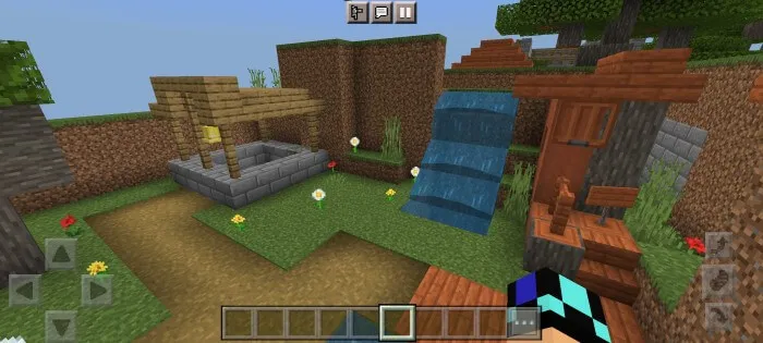 Колодец и водопад