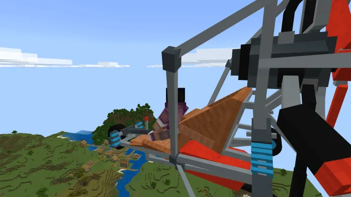 Игрок управляет летательным аппаратом