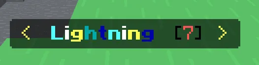 выбраная способность молнии