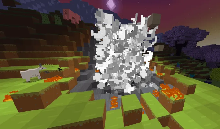 Мощный взрыв