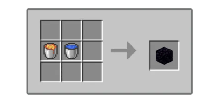 Крафт обсидиана