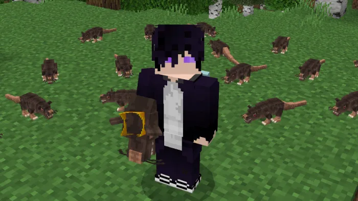 Несколько крыс окружают игрока и защищают его