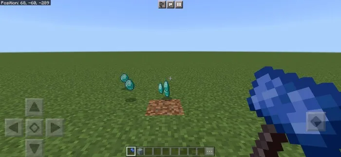 Молот ломает блоки 3х3