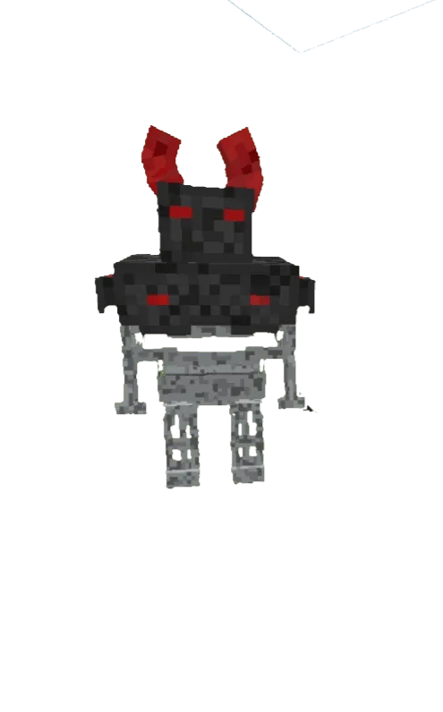 Скелетный голем в красной броне