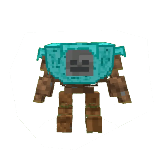 Грязевой голем в алмазной броне