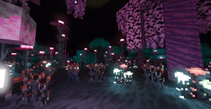 Светящиеся цветы