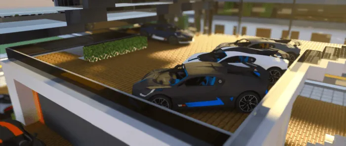 Машины на парковке