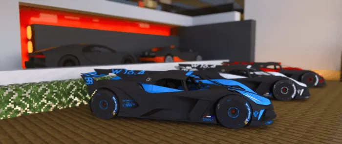 Вид бугатти болид