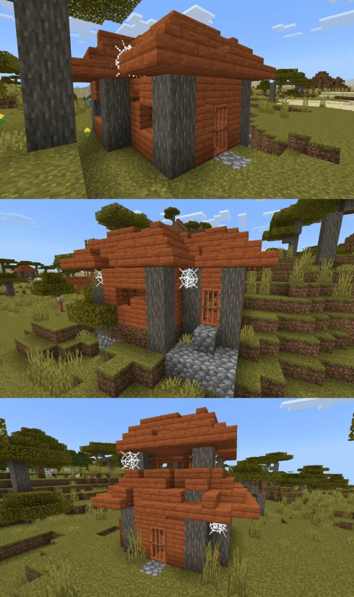 Заброшенный дом в саванне