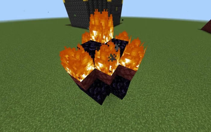 Горящий метеорит