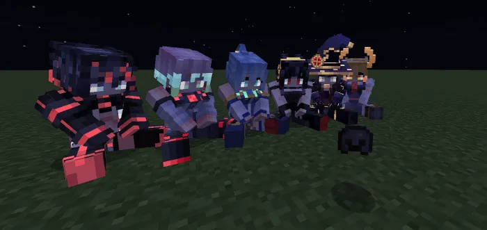 Аниме персонажи в броне