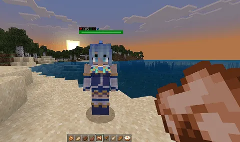 Кормление персонажа