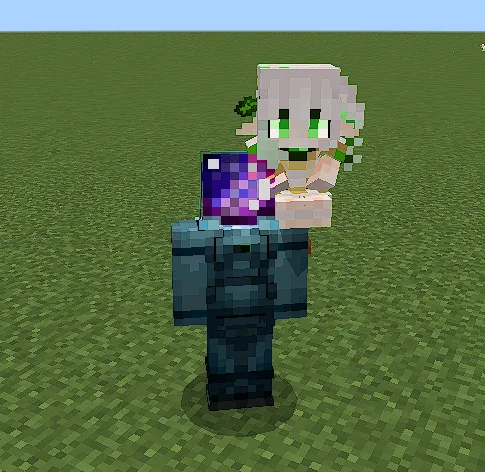 Мини персонаж на плече игрока