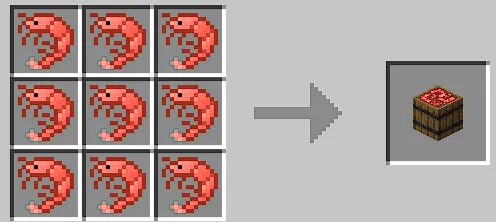 Крафт бочки с креветками