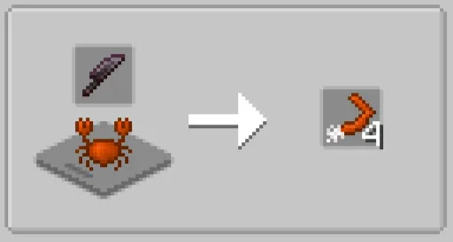 Получение ноги краба