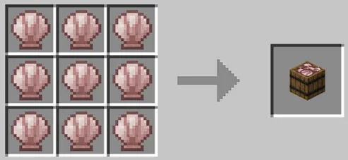 Крафт бочки с моллюсками